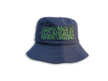 Load image into Gallery viewer, Going Back to LA Gray Embroidered Bucket Hat