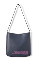 Load image into Gallery viewer, Joan Didion Navy Crossbody Bag